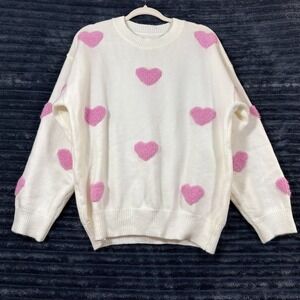 Embroidered Thickened Knitted‎ Loose Sweater soft, cozy, Girlcore